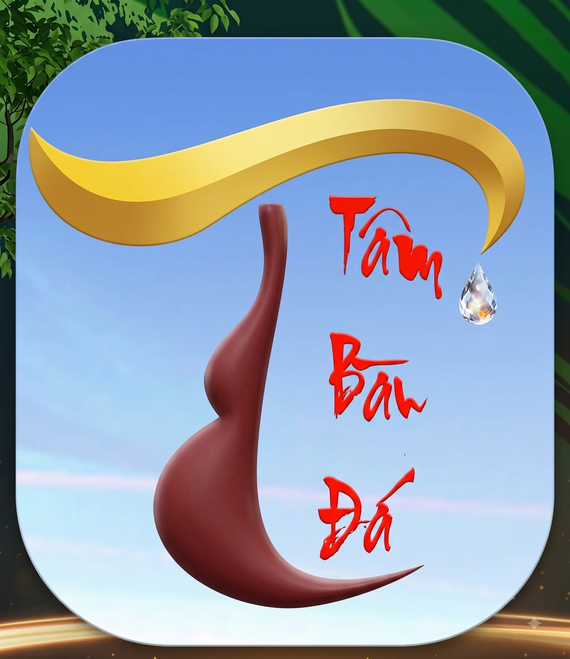 Logo TÂM BẦU ĐÁ - HDV QUY NHƠN