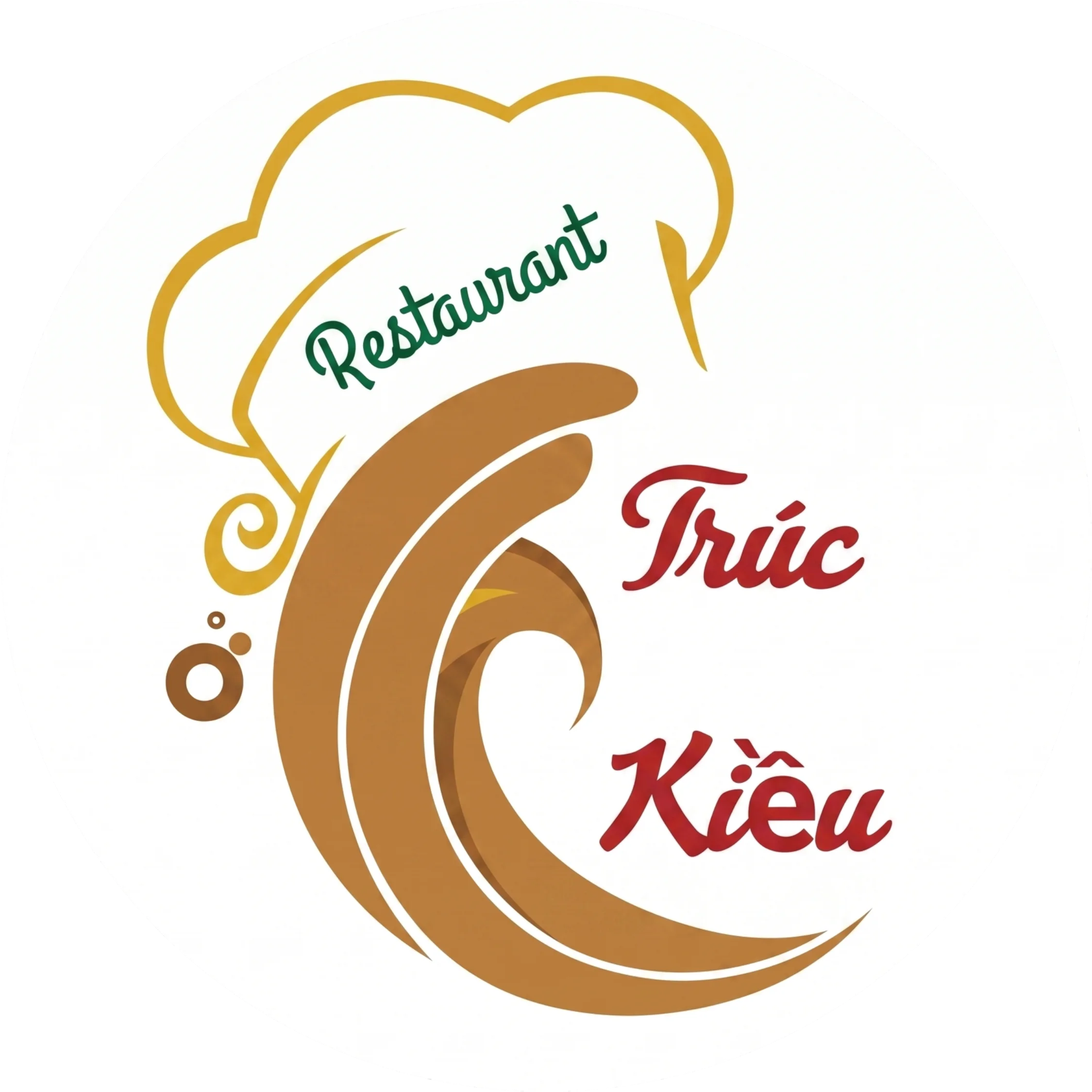 Logo Nhà Hàng Trúc Kiều - Đầm Ô Loan
