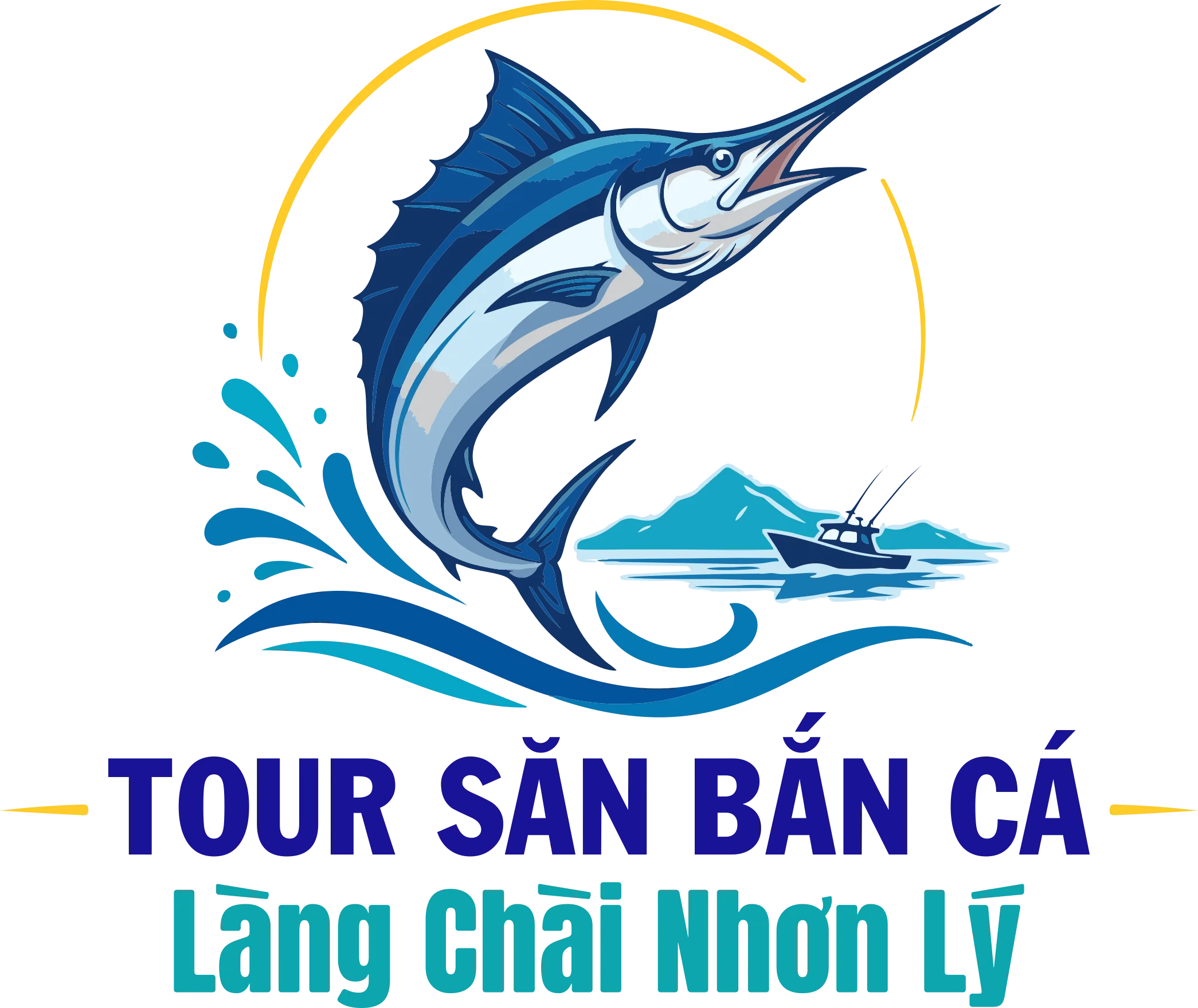 Logo Tour Bắn Cá Làng Chài Nhơn Lý